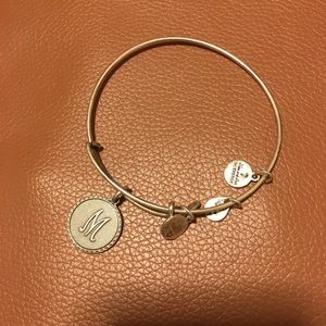Silver M Alex & ani bracelet